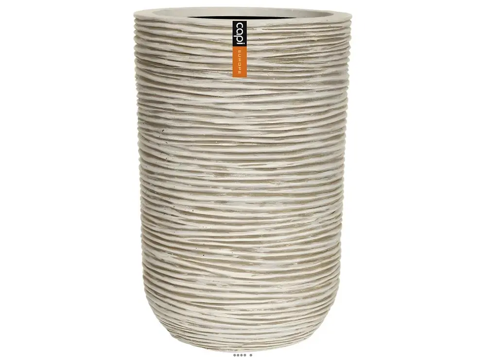 Bac Fibres et magnesium Hany Ext. EggPot haut D 47 x H69 cm Sable - choisissez votre hauteur: H 69 cm - couleur: Sable