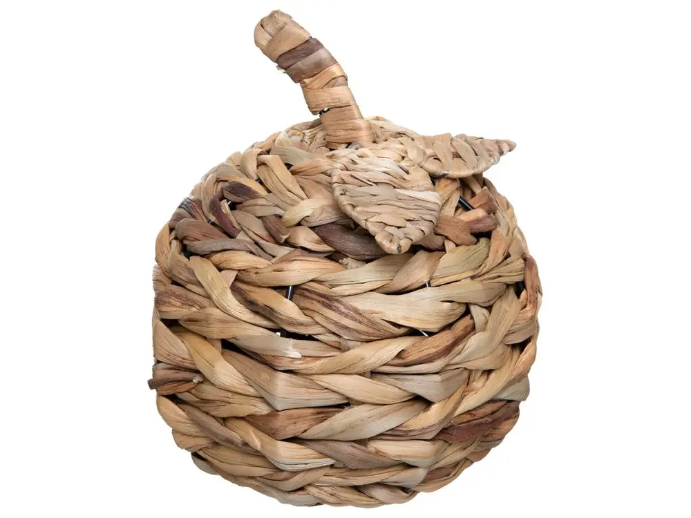 Pomme décorative en osier D 19 cm