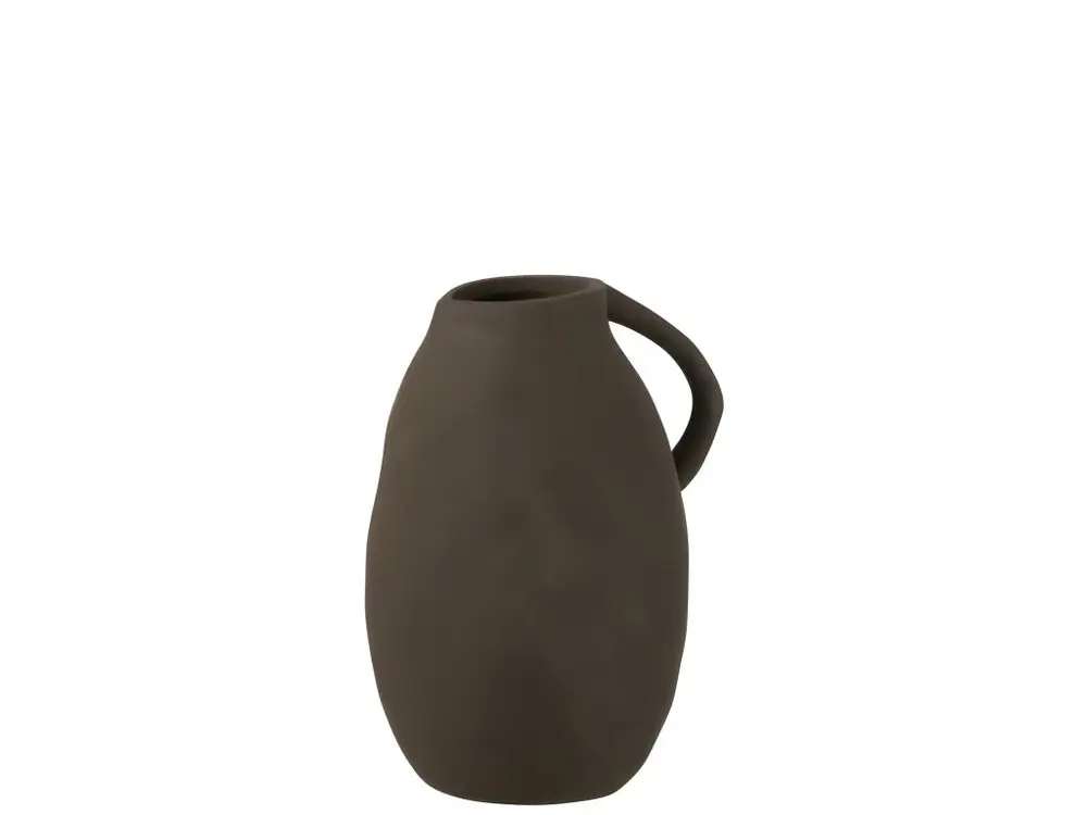 VASE CRUCHE CERAMIQ NOIR M