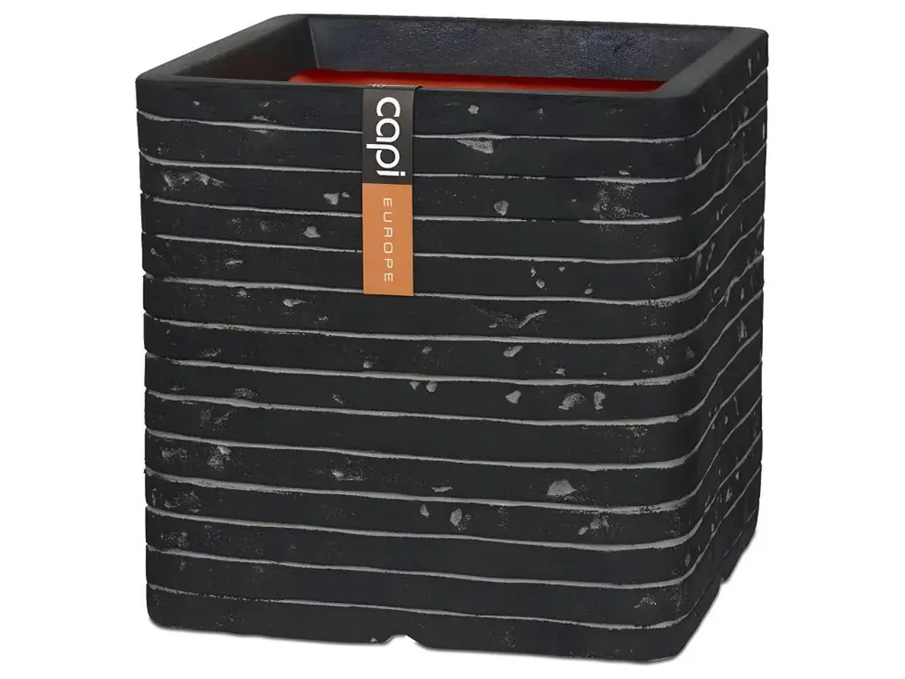 Bac Row Top Qualité Int/Ext cube 40x40x40 cm anthracite - choisissez votre hauteur: H 40 cm - couleur: Gris anthracite