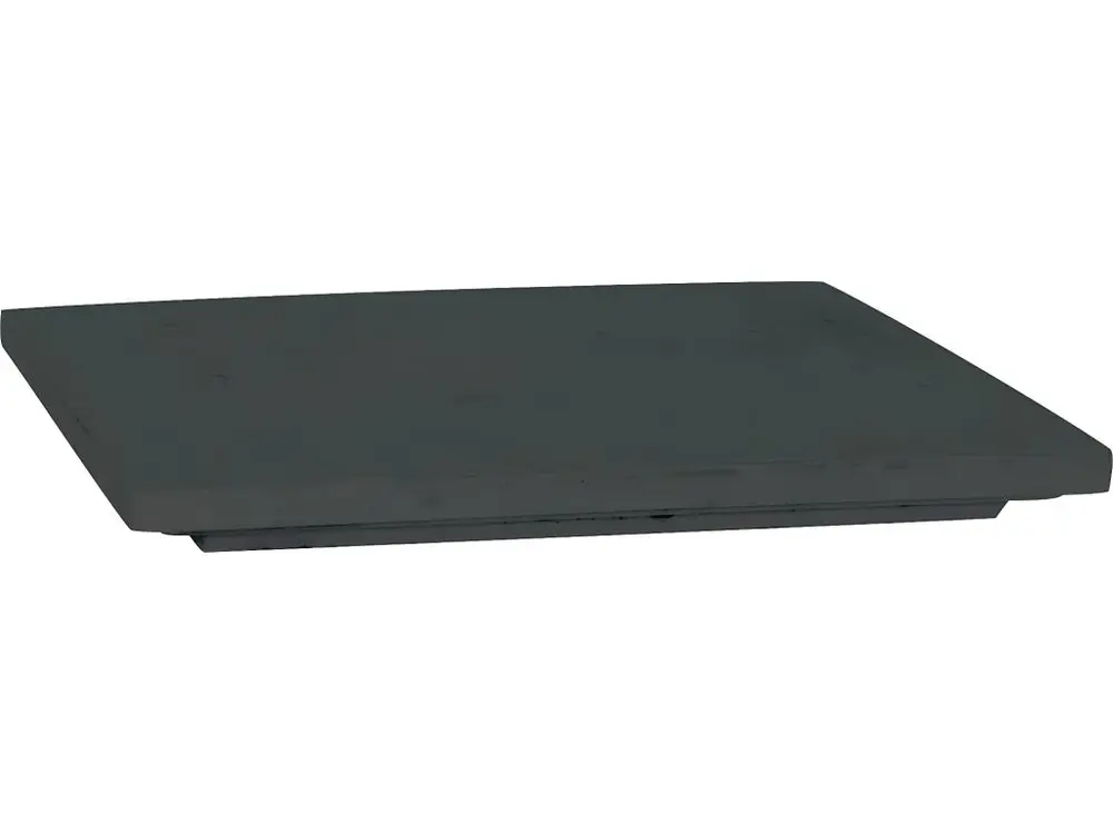 Bac polystone 35 cm x 35 cm H 3 cm Ext. carré noir - choisissez votre hauteur: H 35 cm - couleur: Noir