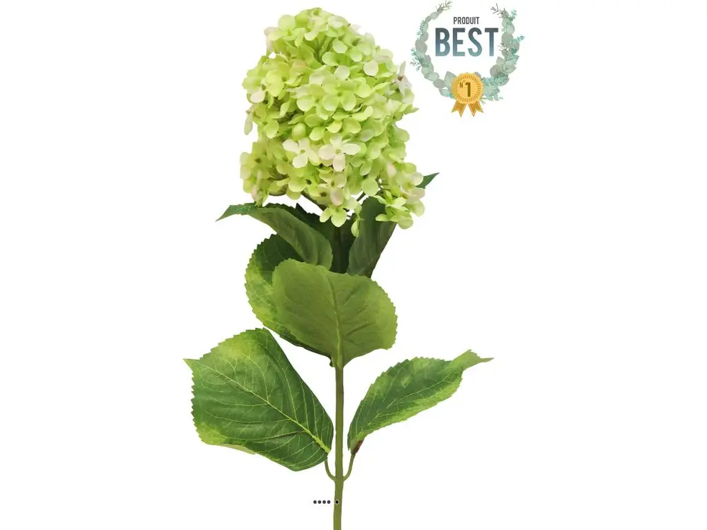 Lilas artificiel en tige, H 85 cm Crème vert - BEST - couleur: Crème vert