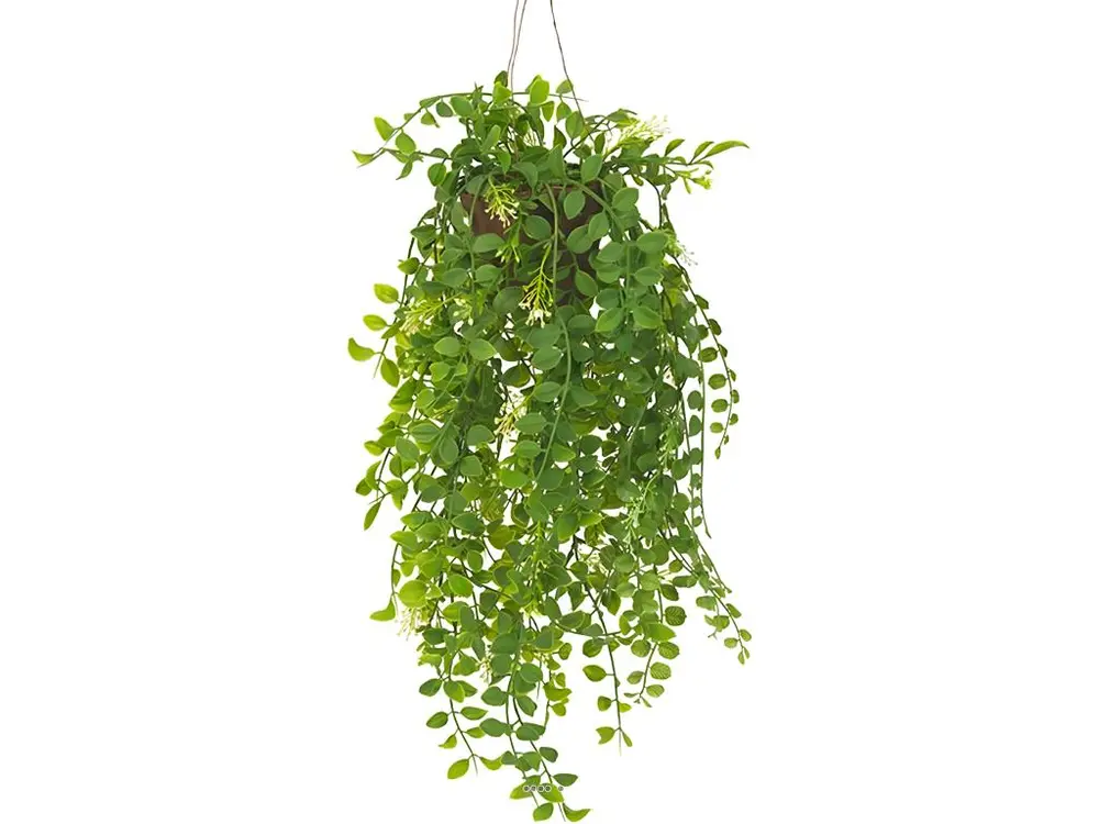 Pilea artificielle en pot L 50 cm très originale en suspension