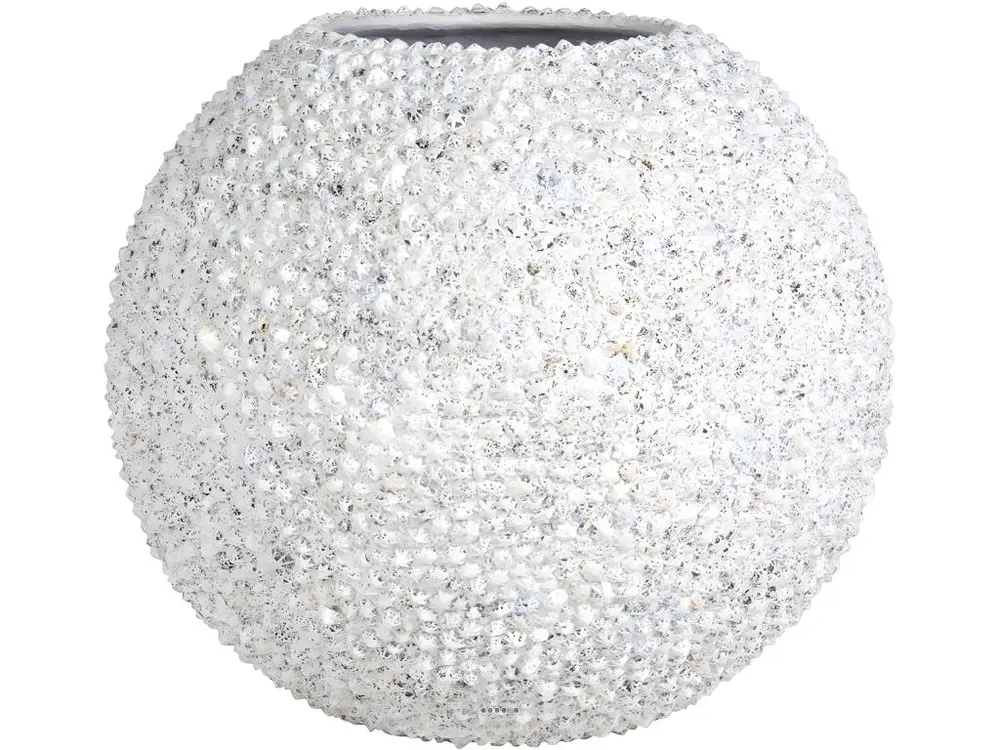 Bac Fibre de verre Shell Int. Boule D 60 x H 60 cm crème - choisissez votre hauteur: H 60 cm - couleur: Crème