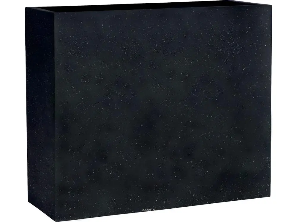 Bac fibres de verre/ composite Teras Ext. Claustra L65x25xH55cm Noir - choisissez votre hauteur: H 55 cm - couleur: Noir