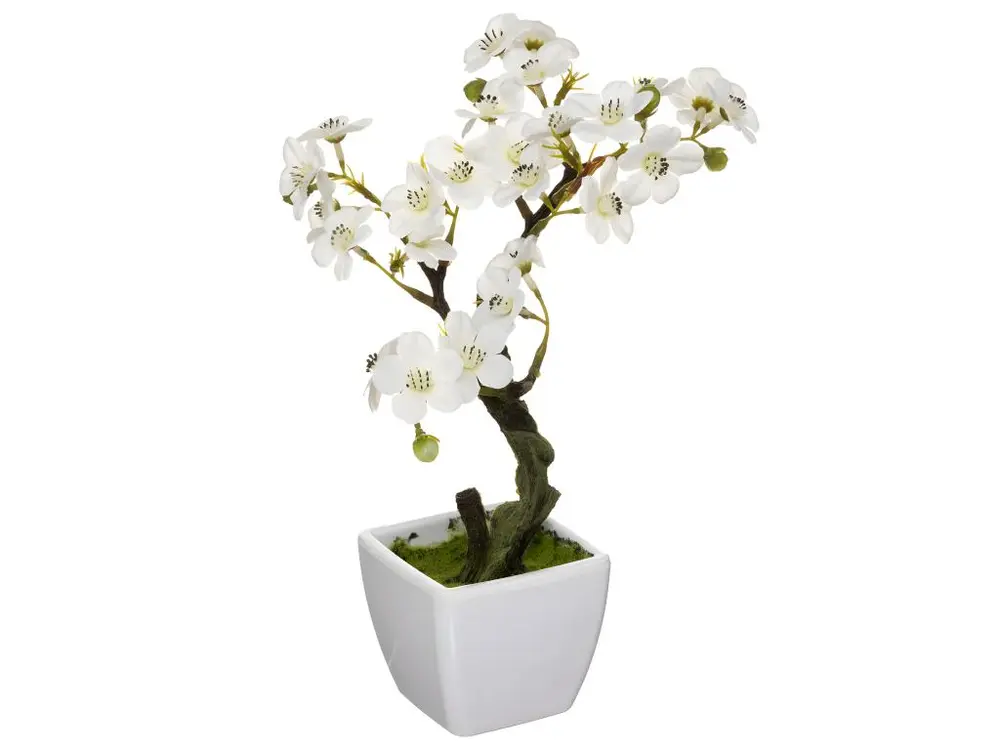 Plante artificielle Cerisier en pot H 26 cm