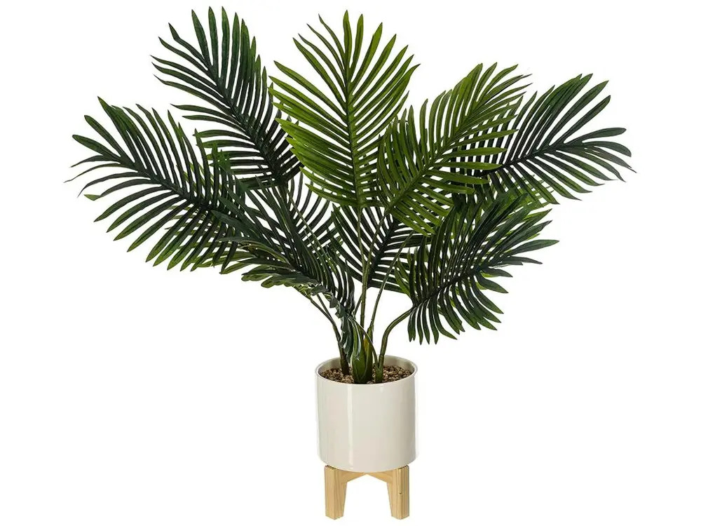 Plante artificielle palmier l.83 x p.75 x h 72, vert