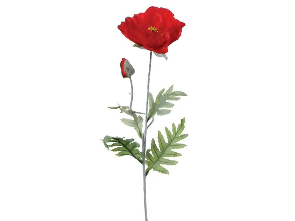 Fleur Artificielle "Coquelicot" 70cm Rouge