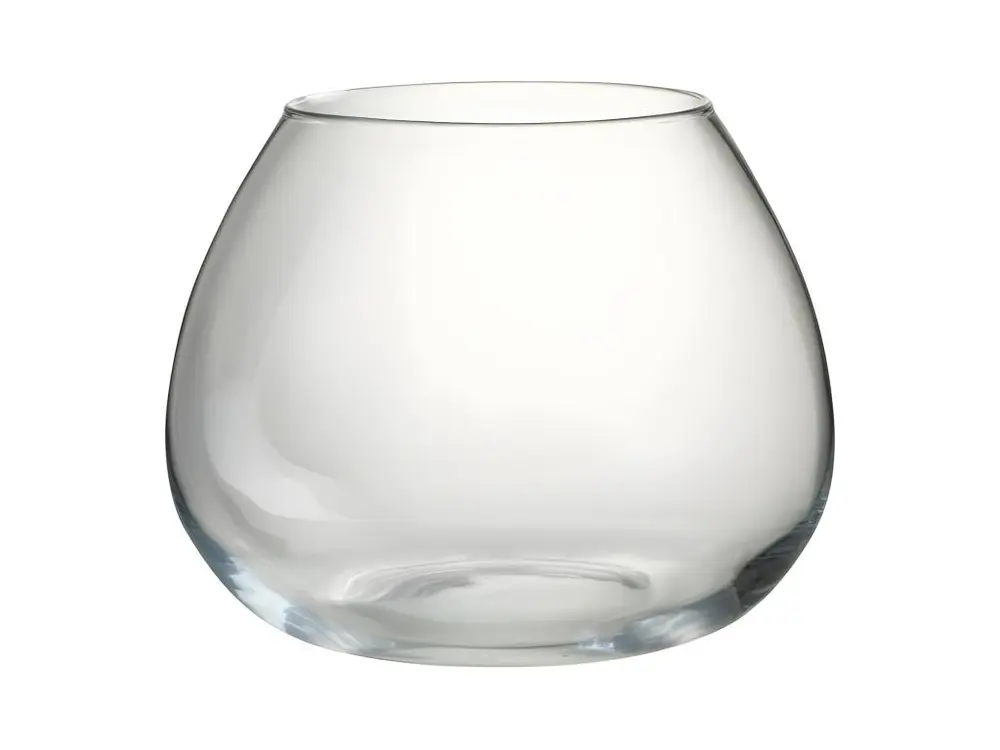 vase fie verre transparent m