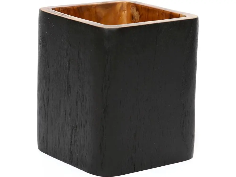 Vase Bondi Naturel, noir