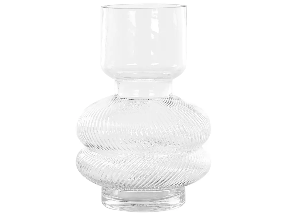 Vase à fleurs transparent 24 cm RODIA