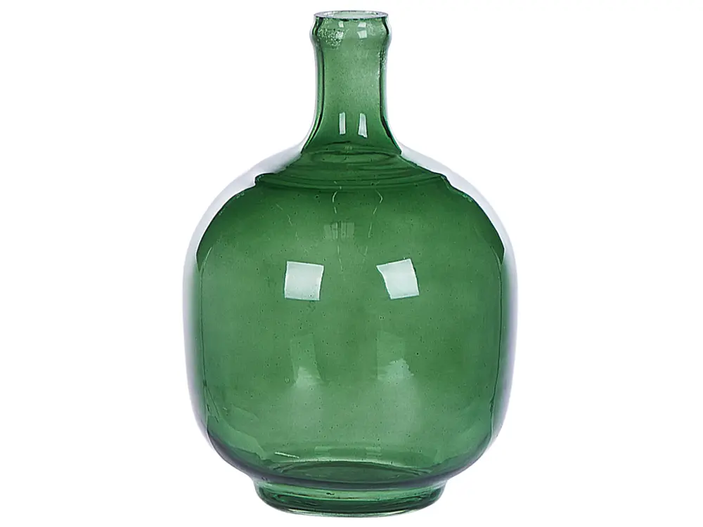 Vase en verre 24 cm vert BIRYANI