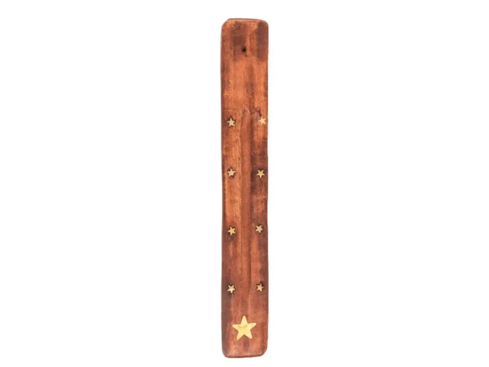 Porte encens en bois motif Étoile