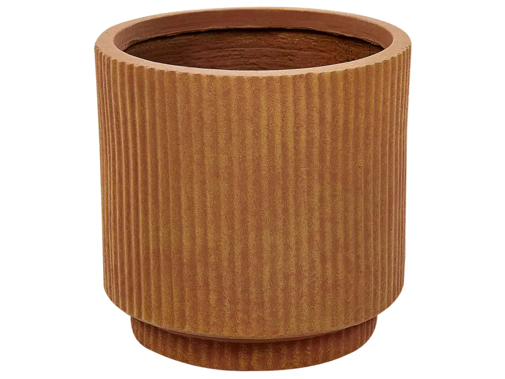 Cache-pot ⌀ 24 cm marron doré DARIA