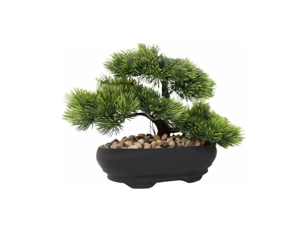 Bonsai artificielle dans pot en terre cuite 17 cm Modèle 1