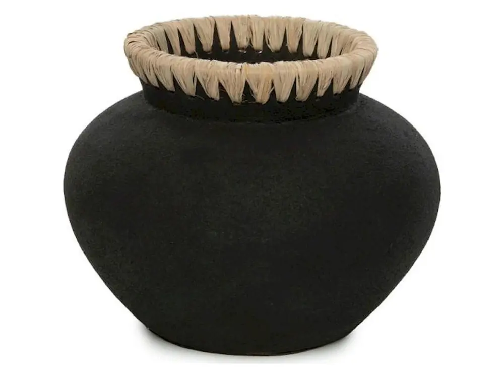 Vase Styly Noir, naturel