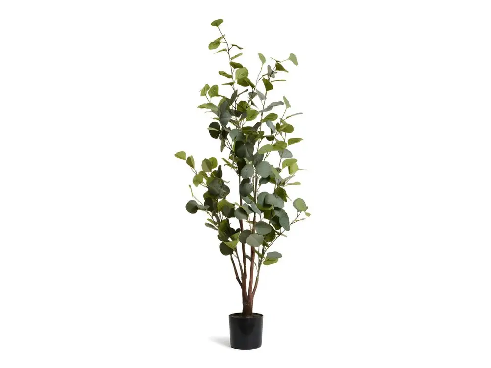 Plante artificielle avec pot - Eucalyptus - H. 120 cm