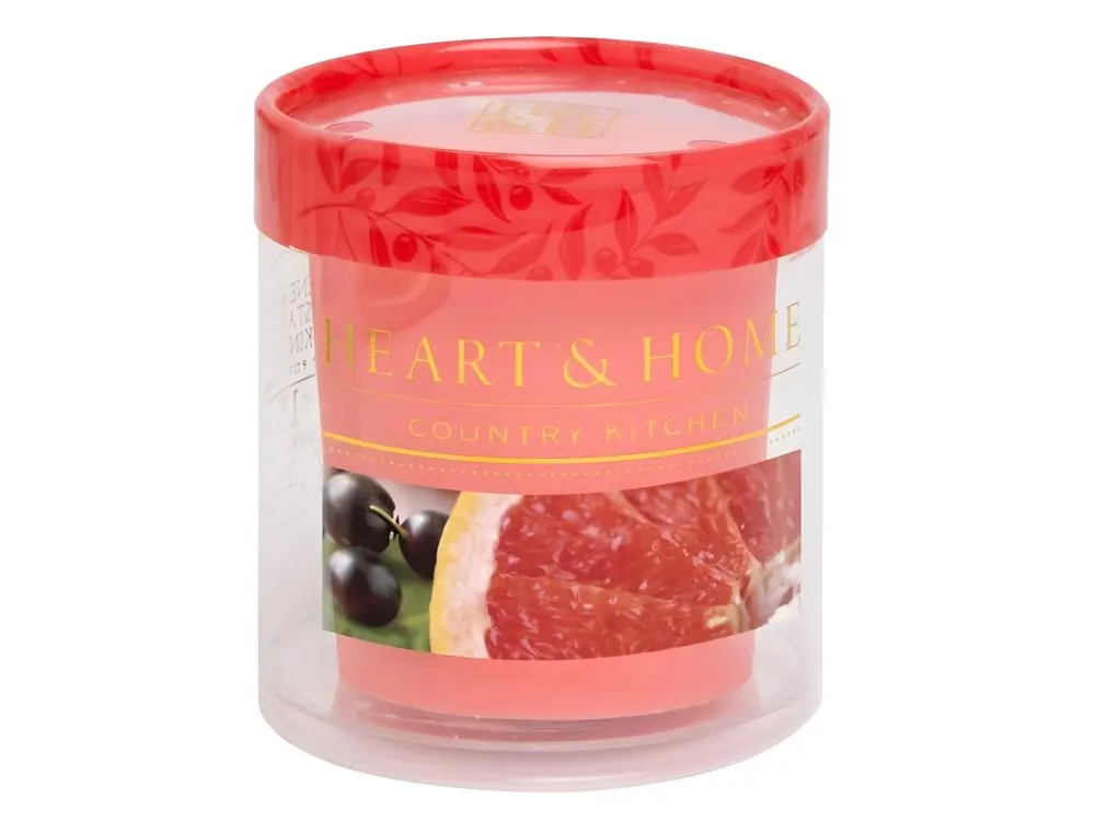 Petite bougie heart and home pamplemousse rose et cassis