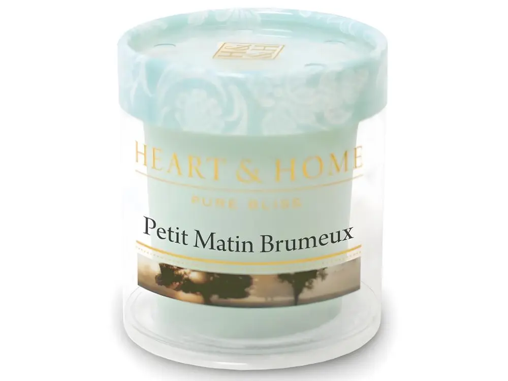 Petite bougie heart and home matin brumeux