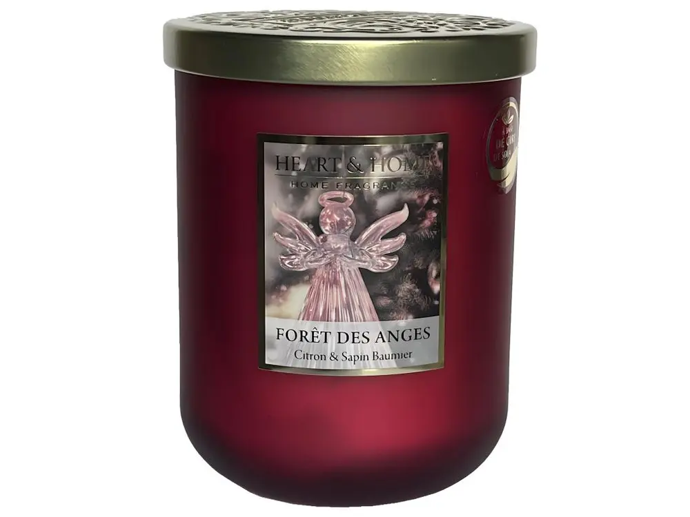 Grande bougie heart and home foret des anges