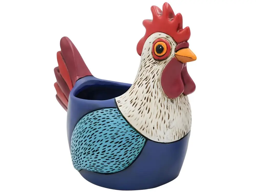 Cache pot coq par Allen Designs