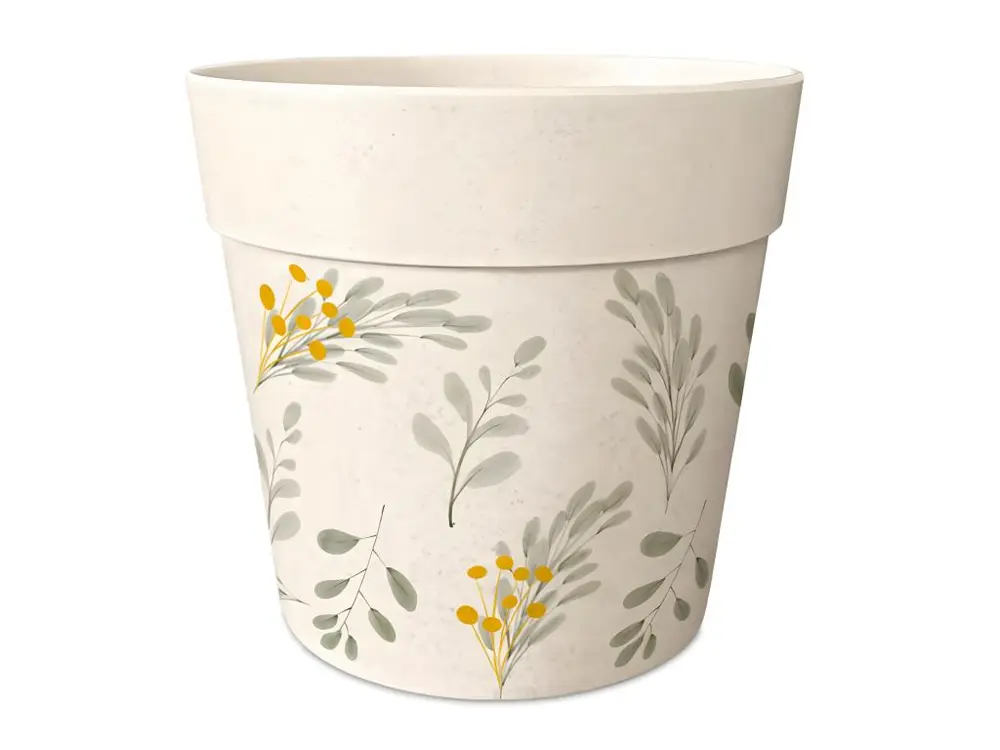 Cache pot en bambou petites branches 12 cm