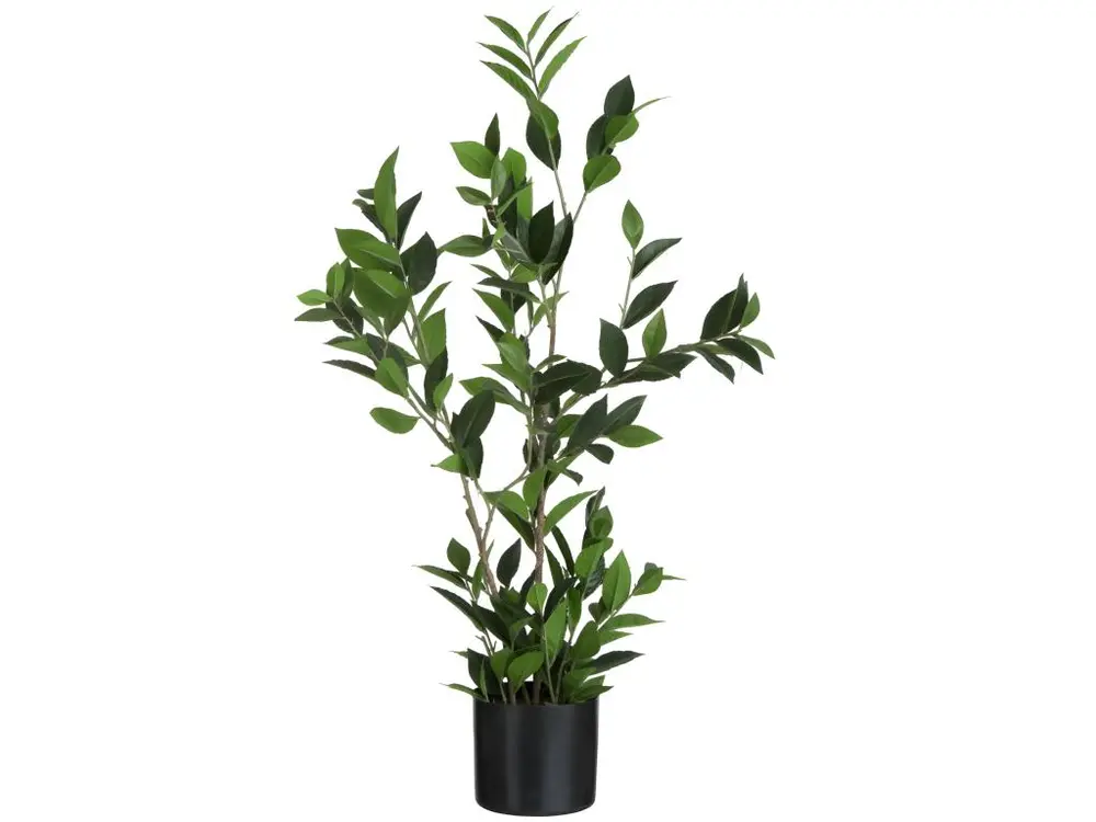 Plante Artificielle en Pot "Laurier" 90cm Vert