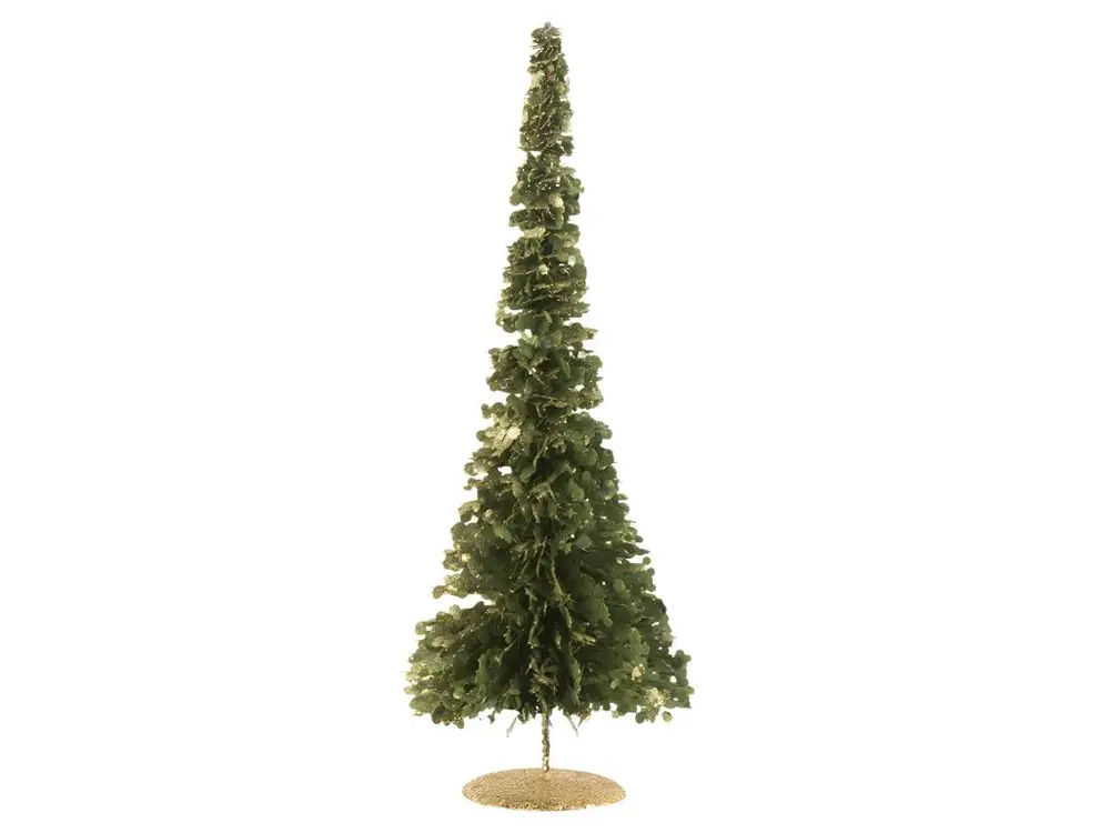 Sapin de noël en plastique vert 20x20x50 cm