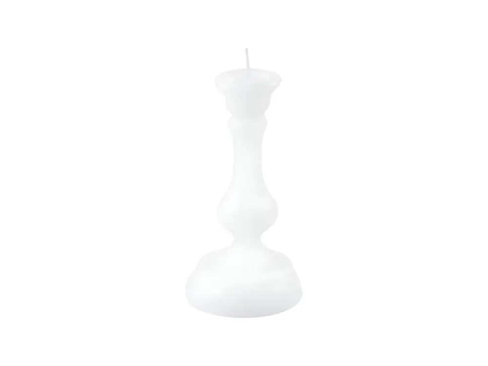 Bougie Déco Chandelier "Arty" 13cm Blanc