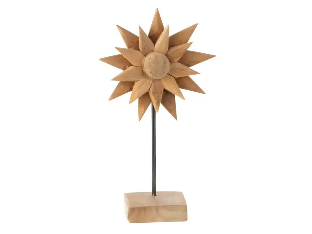 Tournesol Déco en Bois "Mia" 35cm Naturel