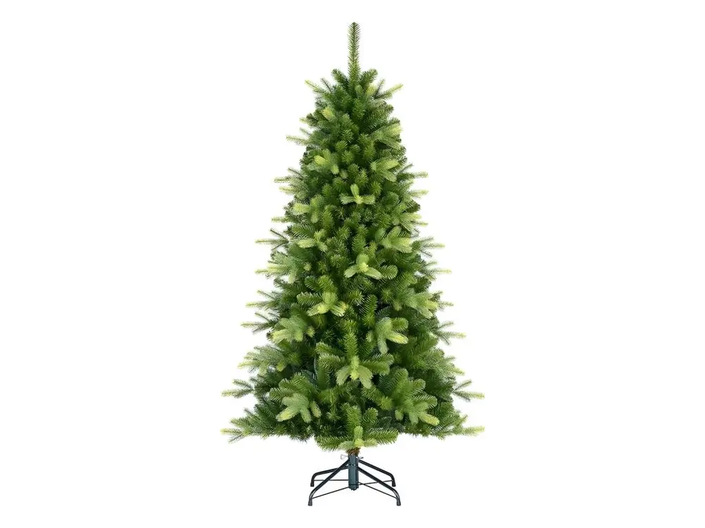 Sapin de Noël en pvc vert 94x94x155 cm