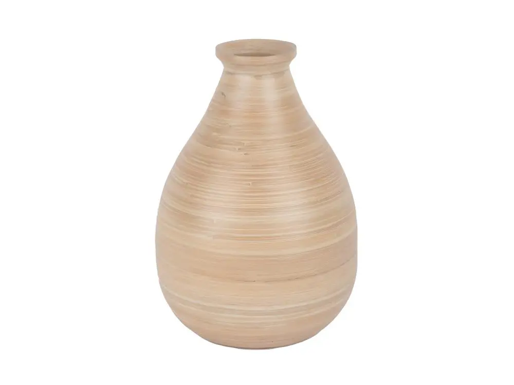 Vase design Decente H29cm Naturel Present Time