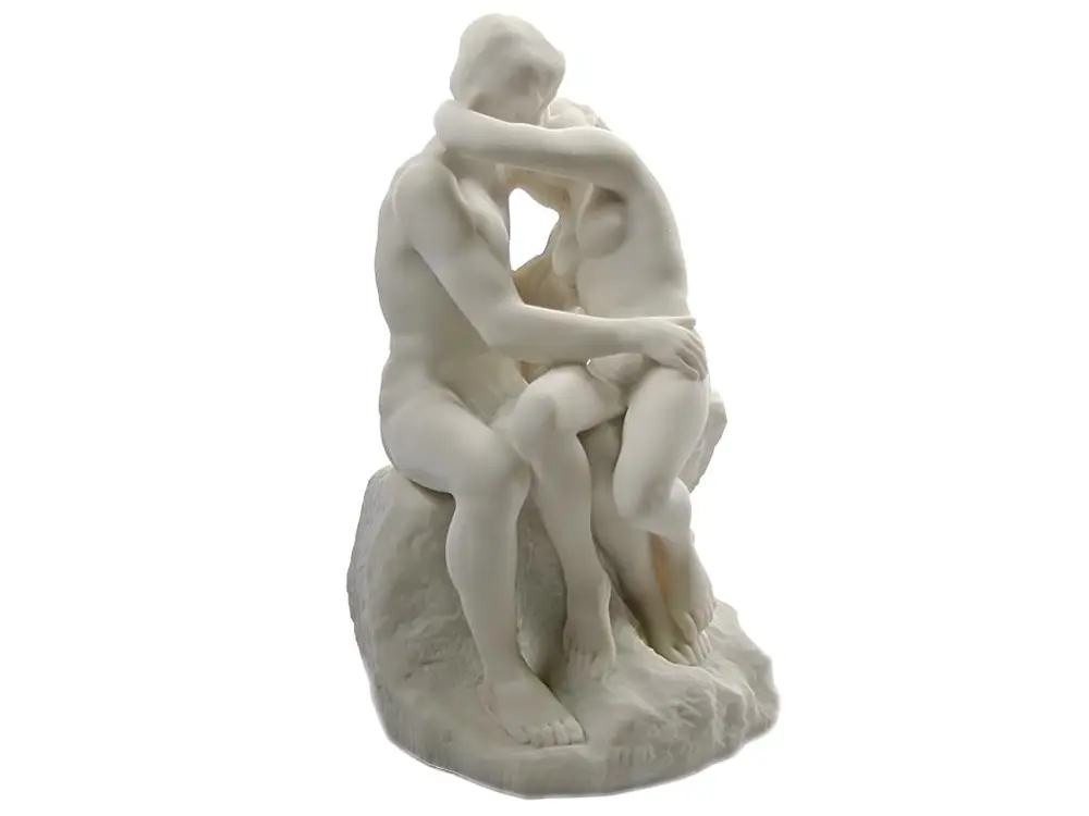 Reproduction Le Baiser de Rodin 25 cm