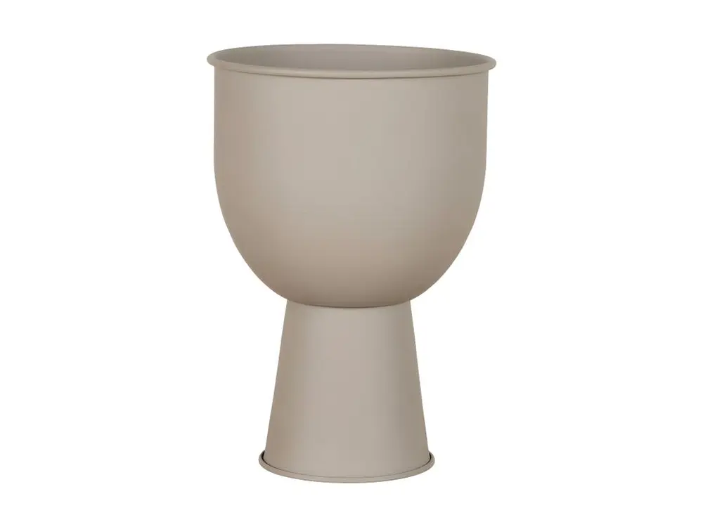 Amalfi - Cache-pot en métal ø19cm - Couleur - Beige