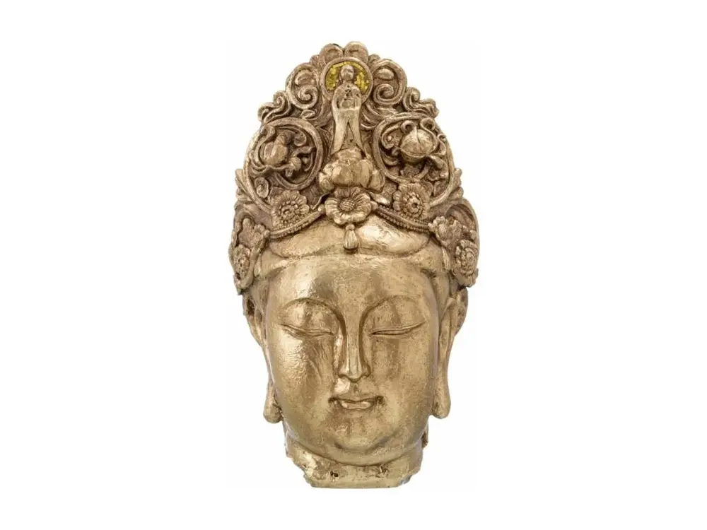 Grande Statue en résine tête Bouddha 67 cm