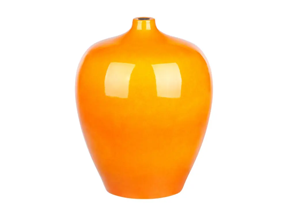 Vase à fleurs en terre cuite 37 cm orange TERRASA