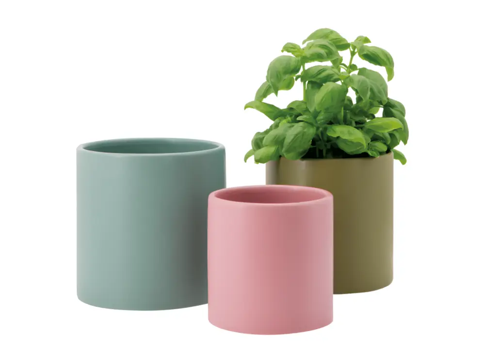 Lot de 3 pots de fleurs Turin Multicolore Remember