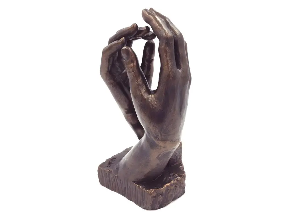 Figurine reproduction de la cathédrale de rodin 27 cm