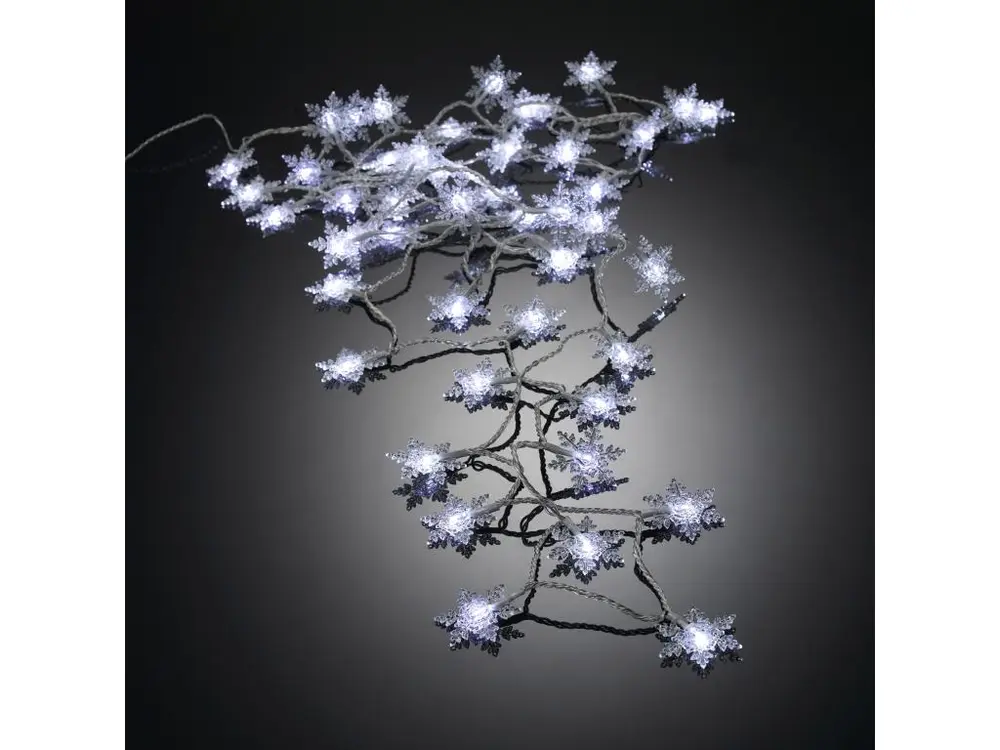 Guirlande flocons 50 Led