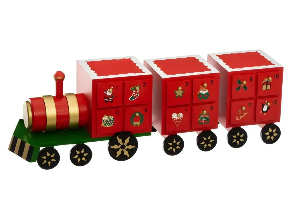 Calendrier de l'avent Petit Train en Bois