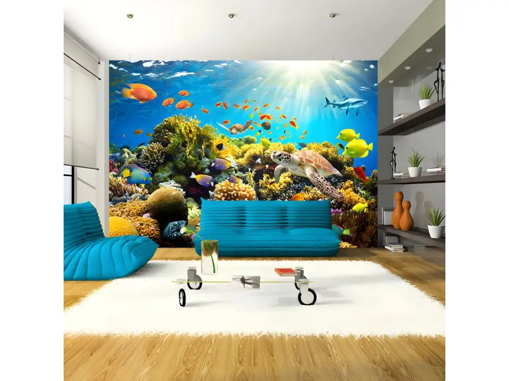 Papier peint intissé Paysages Underwater Land : Taille - 350 x 245 cm