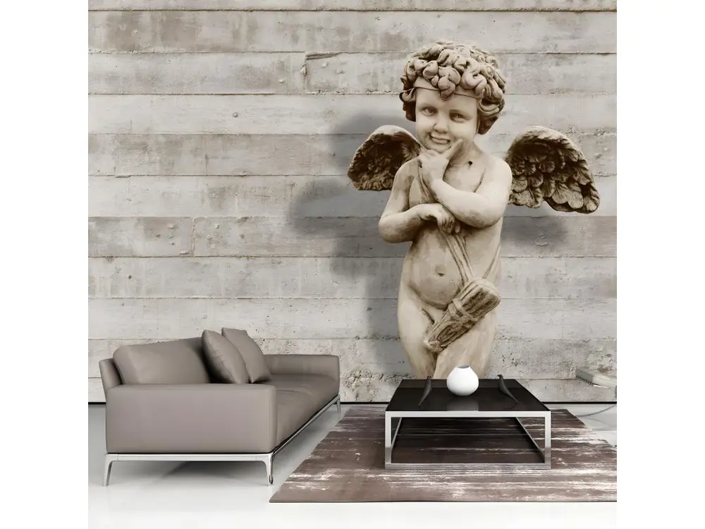 Papier peint intissé Vintage et Retro Angelic Face : Taille - 400 x 280 cm