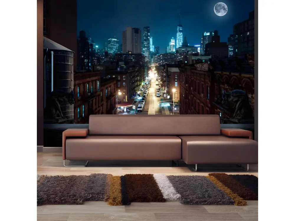 Papier peint intissé Ville et Architecture Sleepy New York : Taille - 200 x 140 cm