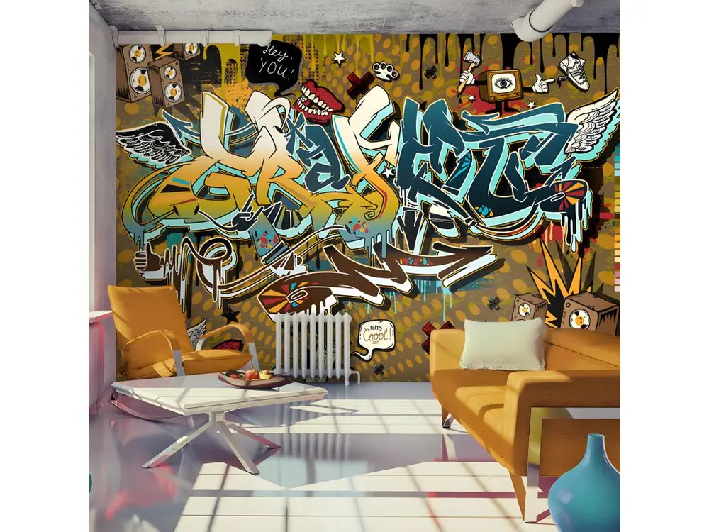 Papier peint intissé Street art That's cool : Taille - 350 x 245 cm