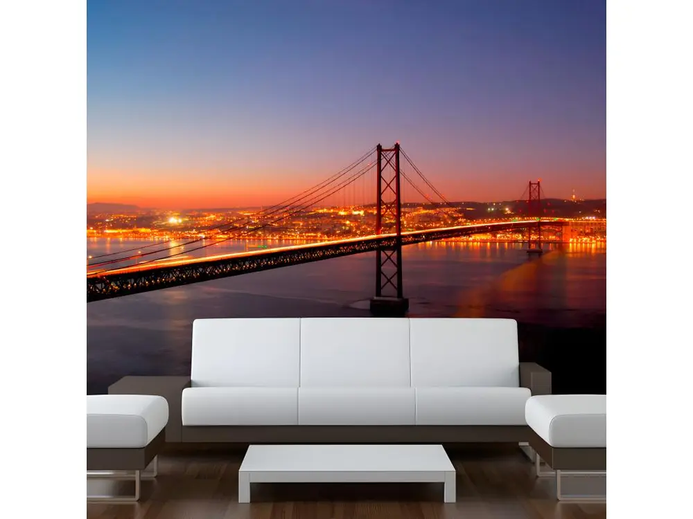 Papier peint intissé Ville et Architecture Bay Bridge - San Francisco : Taille - 250 x 193 cm