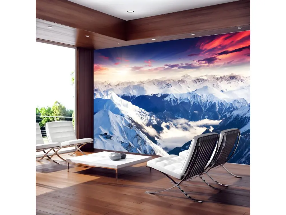 Papier peint intissé Paysages Magnificent Alps : Taille - 200 x 140 cm