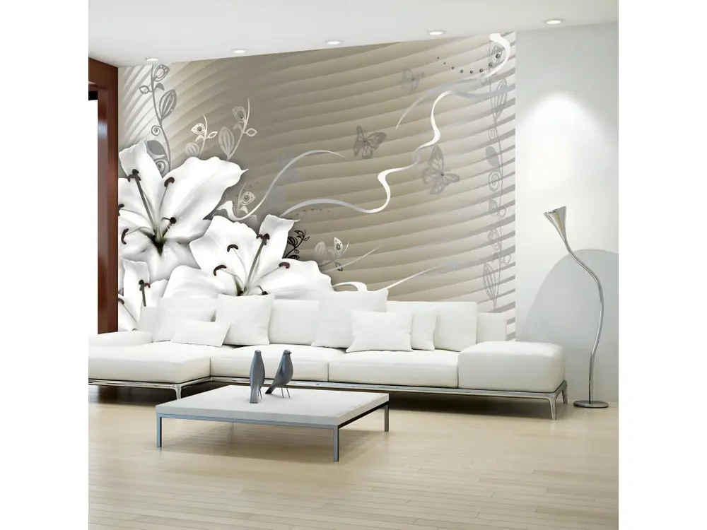 Papier peint intissé Fleurs Euphoria : Taille - 350 x 270 cm