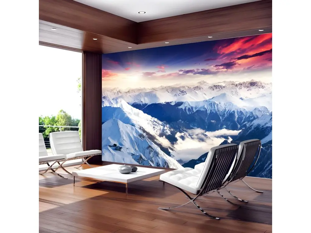 Papier peint intissé Paysages Magnificent Alps : Taille - 400 x 280 cm