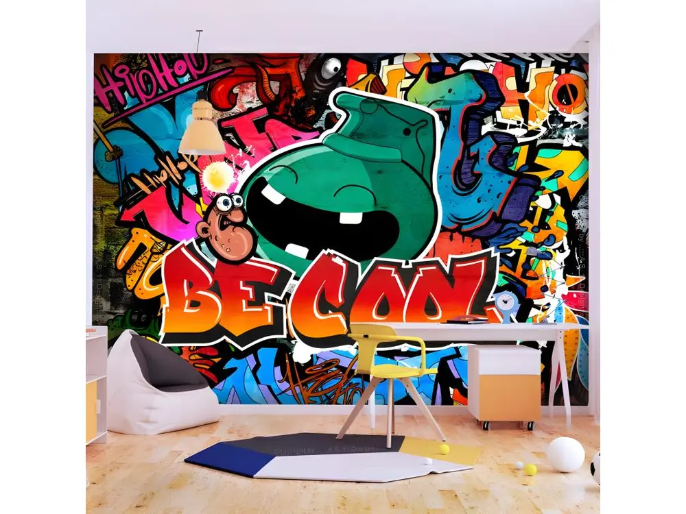 Papier peint intissé Street art Be Cool : Taille - 250 x 175 cm