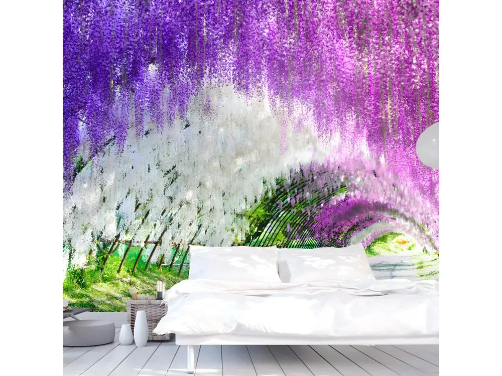 Papier peint intissé 3D et Perspective Enchanted garden : Taille - 350 x 245 cm